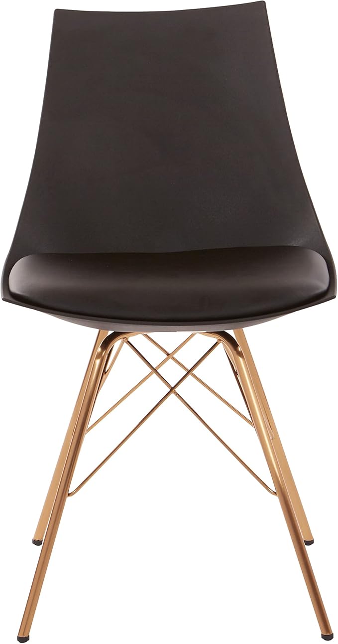 OSP Home Furnishings Oakley Mid-Century Modern Bucket Dining Chair - Image 4