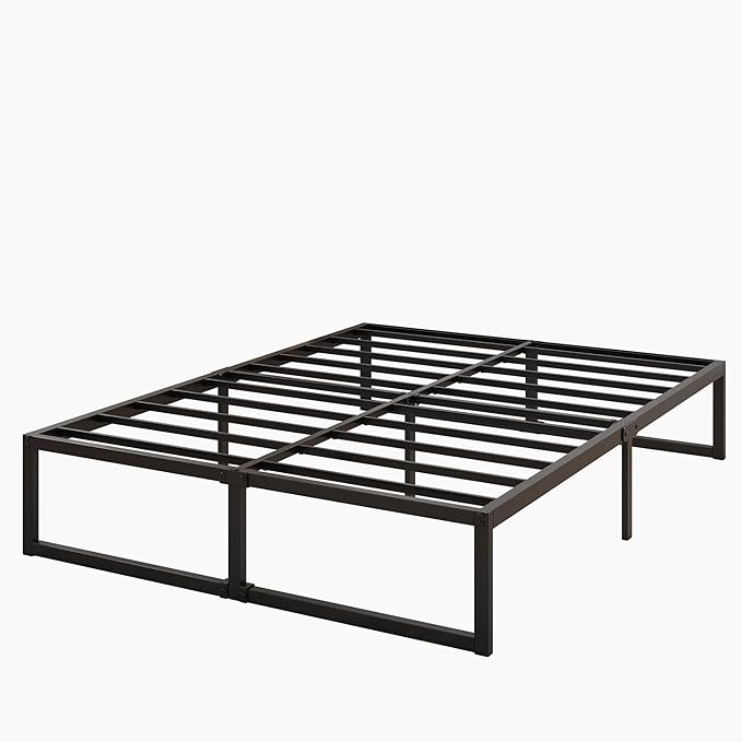 14 Inch California King Bed Frames No Box Spring Needed Heavy Duty Metal Cal - Image 9