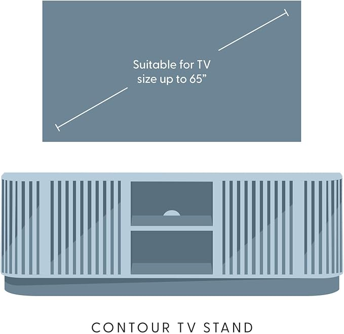 Plank+Beam Contour Wood TV Stand, Solid Wood Entertainment Console - Image 6