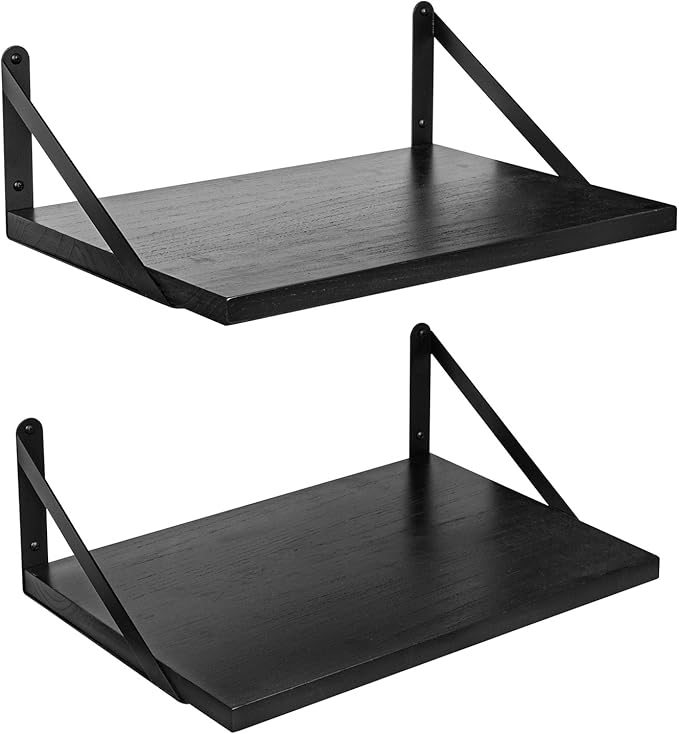 SAUMONIERES Floating Shelves Wall Bookshelf by Saumonieres