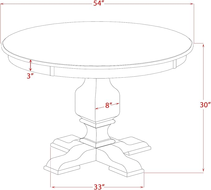 F53-0N-TP - Modern Dining Table - Image 3