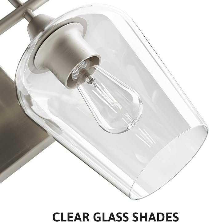 VONLUCE Bathroom Vanity Light, 2 Light Bathroom Light Fixture Over Mirror - Image 3