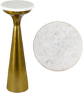 JONATHAN Y END1009A Oliver 22.25" Mid-Century Glam Retro Metal Drink Table by JONATHANY