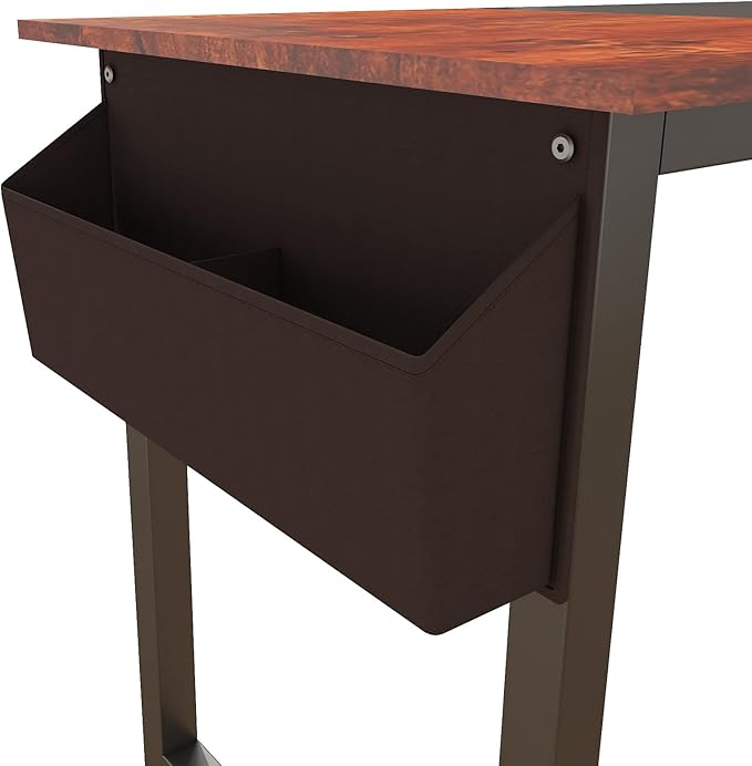 Decoholic 71Inch Home Office Computer Two-Color Panel Desk - Image 4