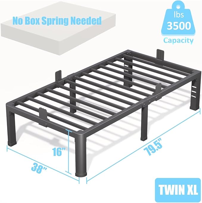 FUIOBYVV 16 Inch Twin XL Bed Frame - Image 3