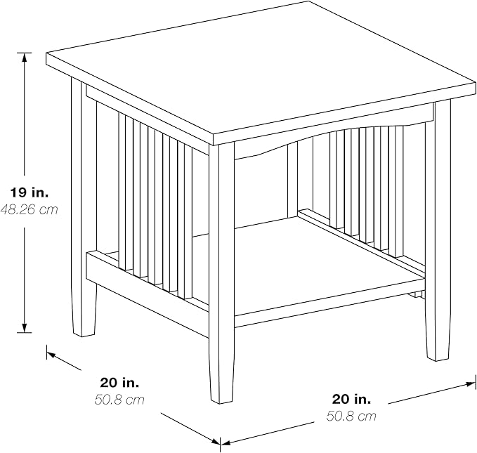 OSP Home Furnishings Sierra End Table - Image 3