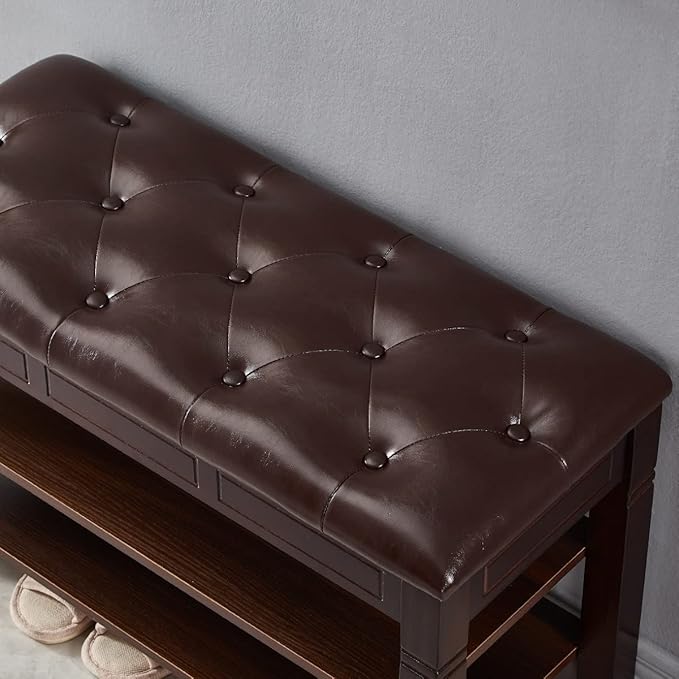 Shoe Storage Bench, Entryway Shoe Rack - Image 6