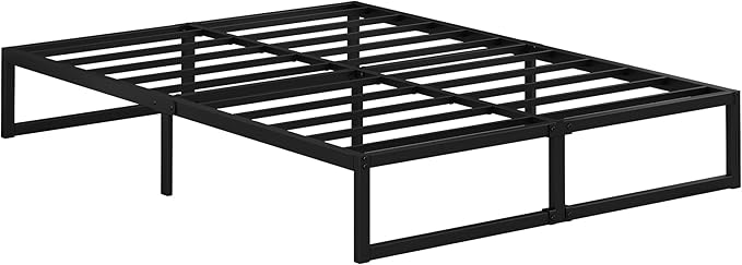 EMODA 12 Inch King Size Bed Frame No Box Spring Needed, Heavy Duty Metal - Image 9