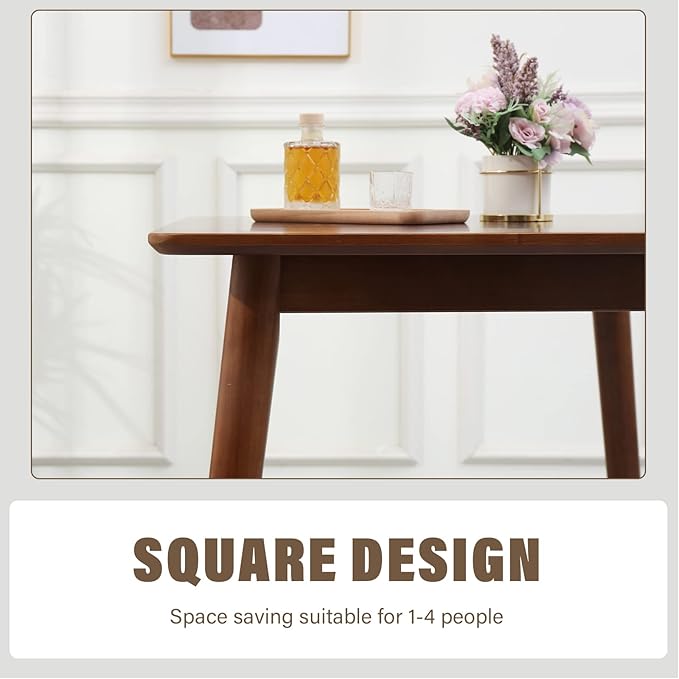 OGMILL 27.6" Small Dining Table Square - Image 7