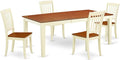 East West Furniture QUDA5-BMK-W 5 Piece Kitchen Table Set by EastWestFurniture