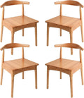 DELAVIN Solid Wood Dining Chairs Set of 4, Farmhouse Dining Room Chairs by DELAVIN