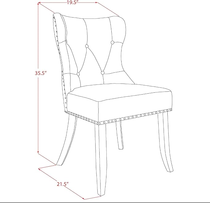 East West Furniture V027SI215-6 6 Piece Dining Set Contains a Rectangle Dining - Image 21
