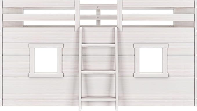 Max & Lily Modern Farmhouse Twin Low Loft Bed - Image 4
