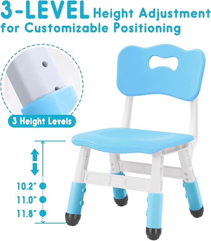 Kids Adjustable Chair with 3 Height Levels Toddler - Image 5