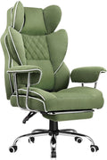 COMHOMA Big and Tall Office Chair, High Back Leather Gaming Chair by ComHoma