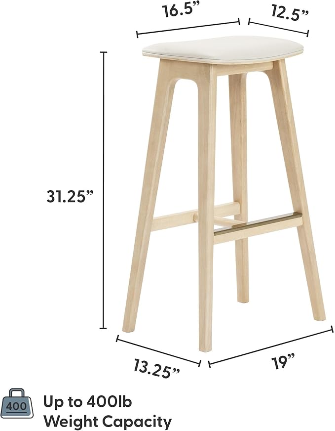 Plank+Beam Beryl Bar Height Stool - Image 2