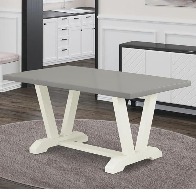 East West Furniture VT096 V-Style Mid-Century Modern Dining Table by EastWestFurniture