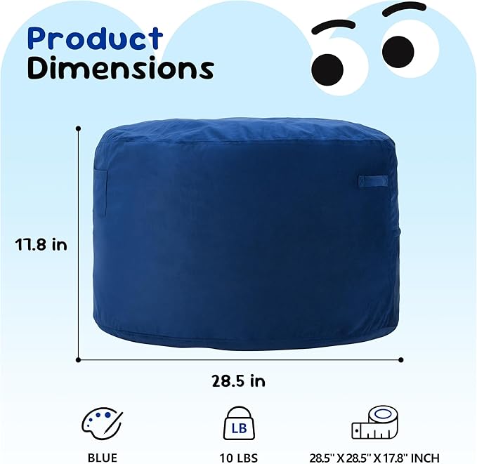 Hobestluk Bean Bag Chairs 2.5FT Bean Bag Chair - Image 2