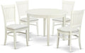 East West Furniture BOVA5-LWH-C 5 Piece Dinette Set by EastWestFurniture