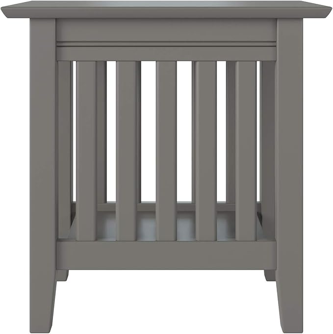 AFI Mission Chair Side Table in Grey - Image 4