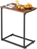 WLIVE C-Shaped End Table, Small Side Tables by WLIVE