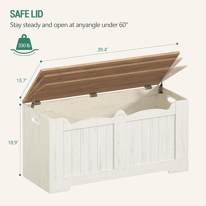 39.4" Storage Chest, Storage Bench Trunk - Image 3