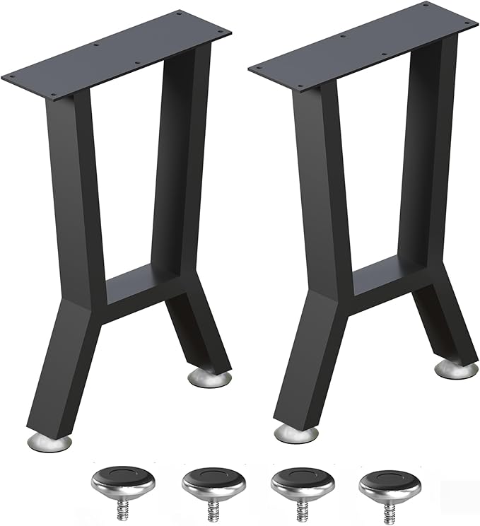 Bench Legs, Coffee Table Legs 15-Inch, Iron Desk Legs by YCCO