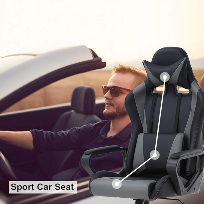 PC Gaming Chair Ergonomic Office Chair Cheap Desk Chair Executive Task Computer - Image 2