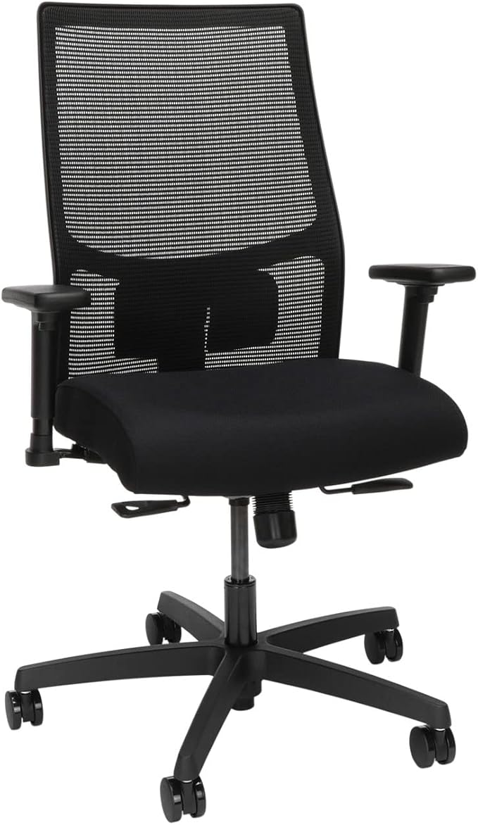 HON Ignition 2.0 Mid Back Task Chair, Standard Synchro-Tilt Control, Office by HON