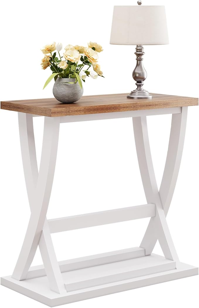 ChooChoo Farmhouse End Table, Narrow Side Table - Image 7