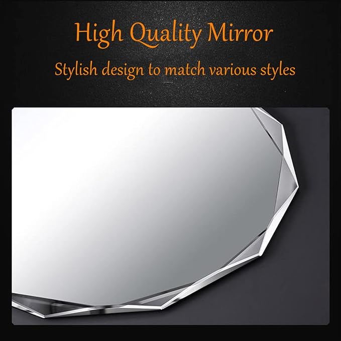 Single Beveled Edge Frameless Wall Mount Bathroom Vanity Mirror, 30” X 36” - Image 2
