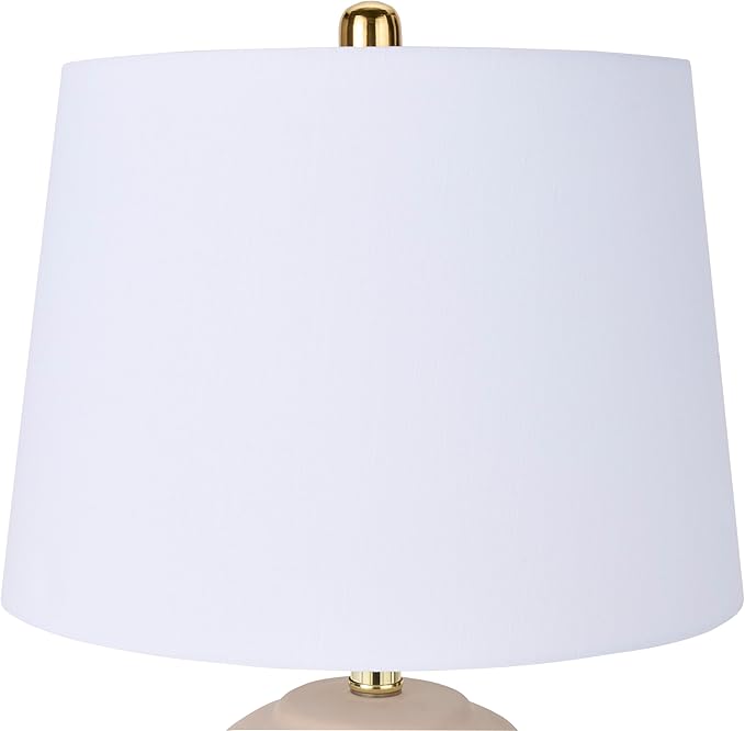Nourison Home 23" Light Pink Ceramic Jar Table Lamp - Image 6