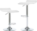 NOBPEINT Contemporary Chrome Air Lift Adjustable Swivel Bar Stool by NOBPEINT