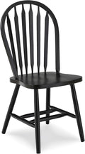 IC International Concepts Solid Wood Windsor ArrowBack Dining Chair by InternationalConcepts