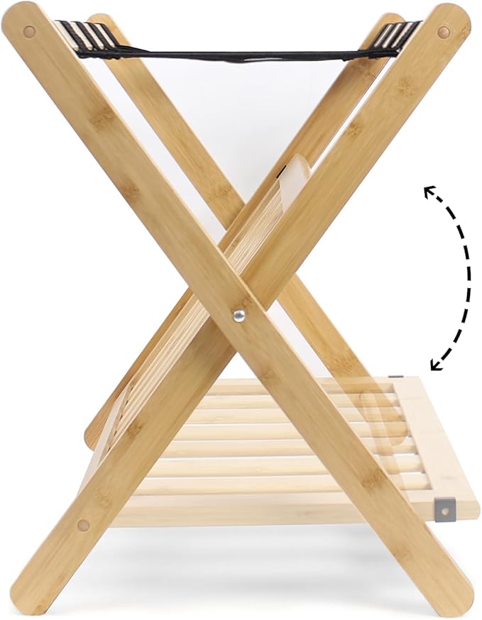 Fully Assembled Luggage Racks Pack of 2, Folding Suitcase Stand - Image 2