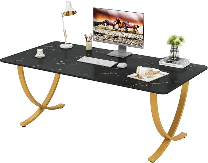 Tribesigns Executive Desk, 63” W x 31.5” D Large Office Desk, Modern Computer - Image 8