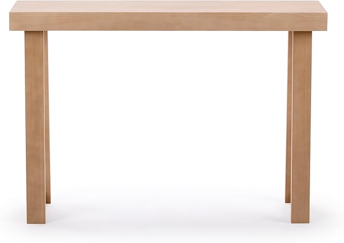 Plank+Beam Solid Wood Console Table, 46.25 Inch, Sofa Table, Narrow Entryway - Image 4