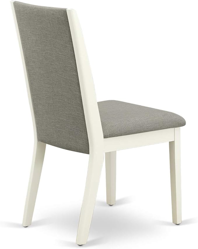 East West Furniture MZLA3-LWH-06 3 Piece Kitchen Table & Chairs Set Contains a - Image 12