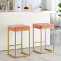 24KF Contemporary Counter Height Bar Stool Set of 2 by WEMARTHOMEDECOR