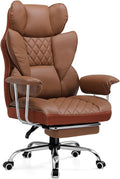 COMHOMA Big and Tall Office Chair, High Back Leather Gaming Chair by ComHoma
