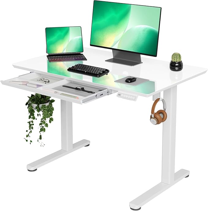 INNOVAR Glass Standing Desk by INNOVAR