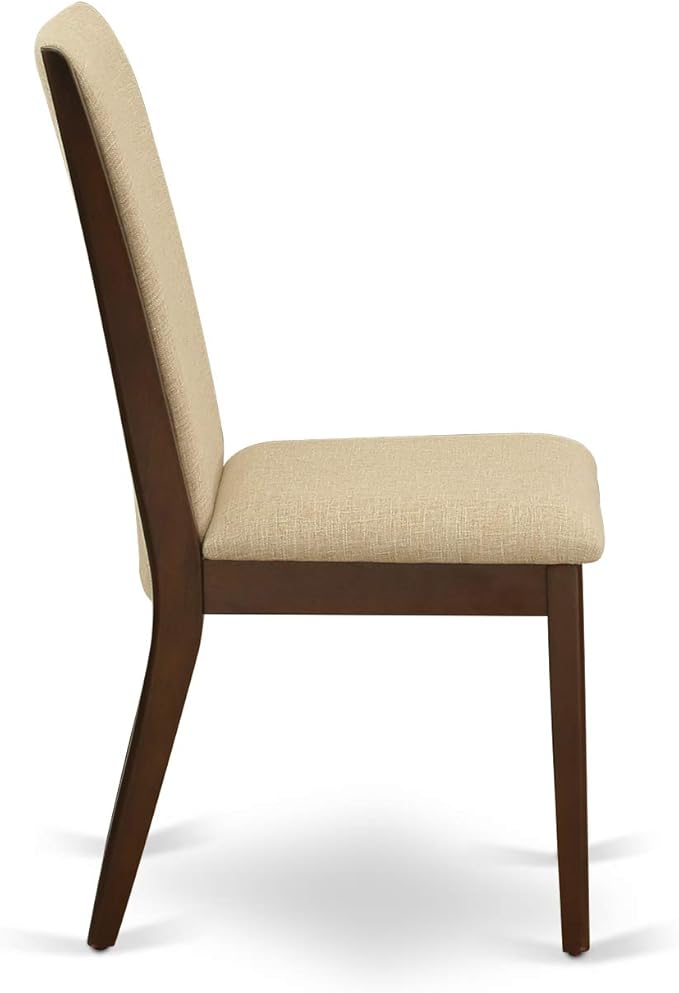 East West Furniture ESLA3-MAH-04 3 Piece Kitchen Table & Chairs Set Contains a - Image 8