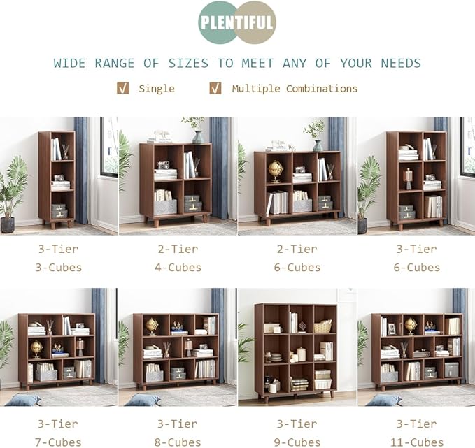IOTXY Freestanding Open Cubes Bookcase - Image 6