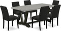 East West Furniture V697AB624-7 7 Piece Modern Dining Table Set Consist of a by EastWestFurniture