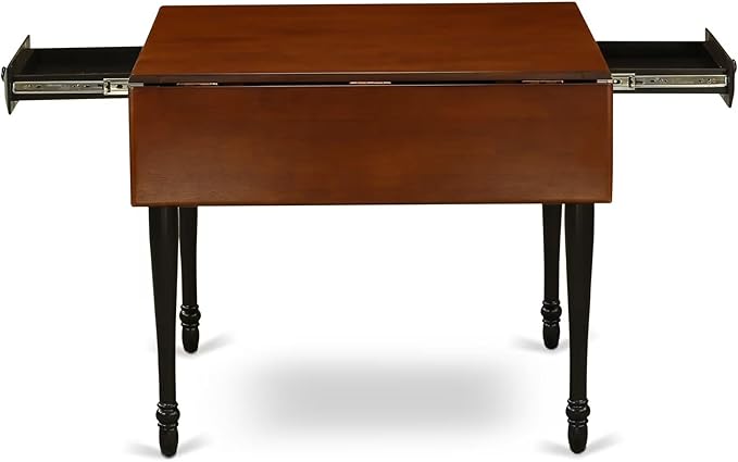 East West Furniture MZAN5-BCH-W 5 Piece Kitchen Table & Chairs Set Includes a - Image 7