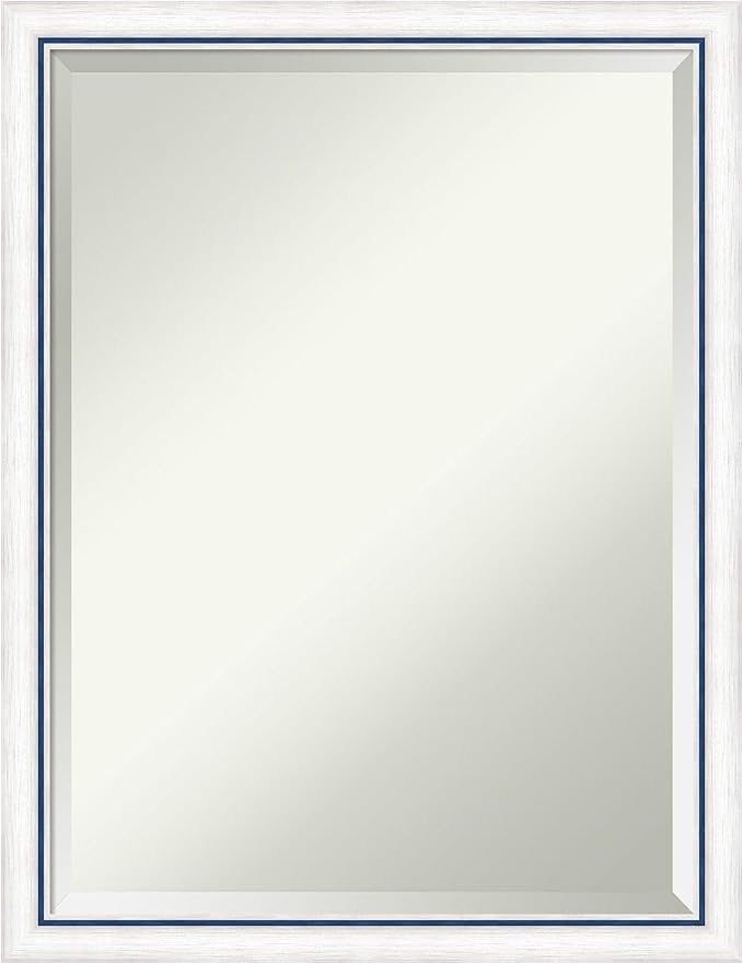 Amanti Art White Bathroom Mirror by AmantiArt