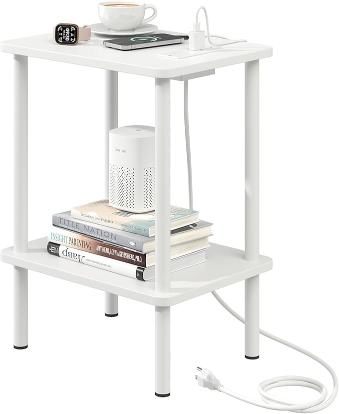 Apicizon 2 Tier End Table, Small Side Table by APICIZON