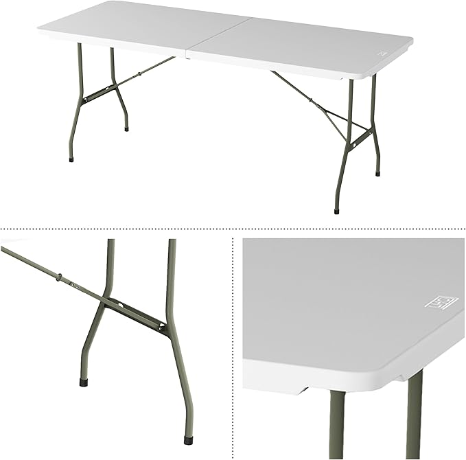 Lavish Home 6-Foot Folding Table - Image 11