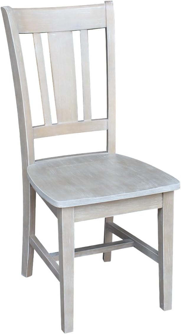 International Concepts San Remo Chair Washed Gray Taupe - Image 3