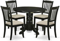 East West Furniture SHDA5-BLK-C 5 Piece Dinette Set by EastWestFurniture